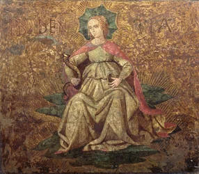Allegory of Prudence, End Panel of a Cassone, c.1460-65